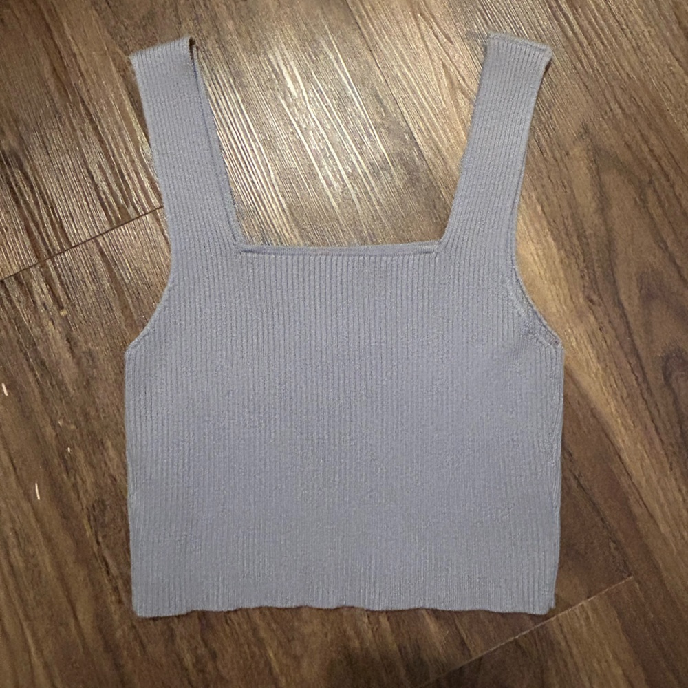 Women's Ribbed Knit Sweater Tank